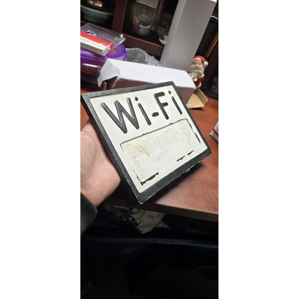 WiFi Password Sign Heavy Duty